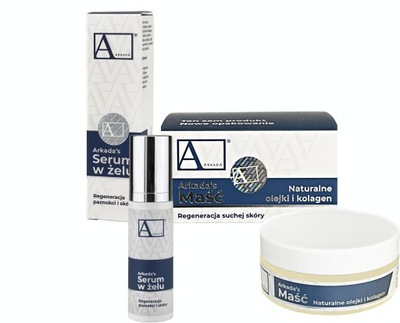 ARKADA ZESTAW SERUM W ŻELU 15ml + MAŚĆ 70g