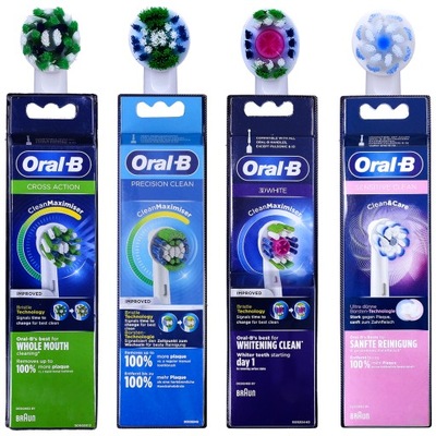 4x Końcówki Oralb Cross action precision 3d ultrathin do szczoteczki wkłady