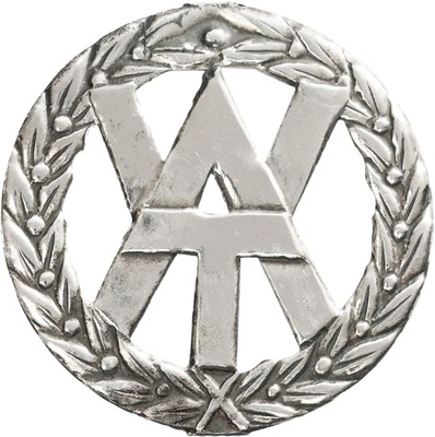 OZNAKA SZKOLNA WAT Korpusówka SREBRNA