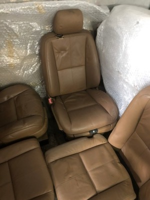 Mercedes w221 сиденья кожа заднее сиденье обивка фото №1