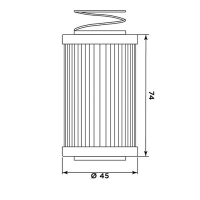 FILTRO ACEITES MIW-MEIWA MV21002 (HF567)  