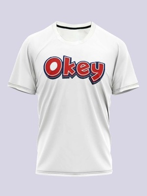 C0B029 DAMSKI BIAŁY TSHIRT OKEY SHEIN L