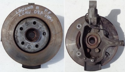 Renault laguna iii 2.0 16v поворотний кулак права перед фото №1