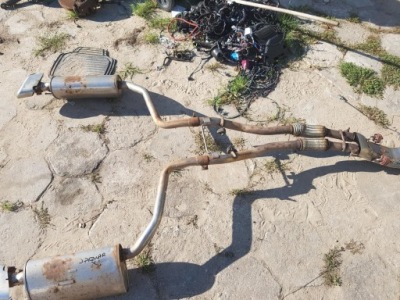 Гаситель выхлоп 3.0 jaguar xj x351 aw935232ac фото №1