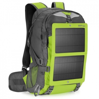 Plecak turystyczny Spokey MOUNTAIN SOLAR z panelem solarnym słonecznym