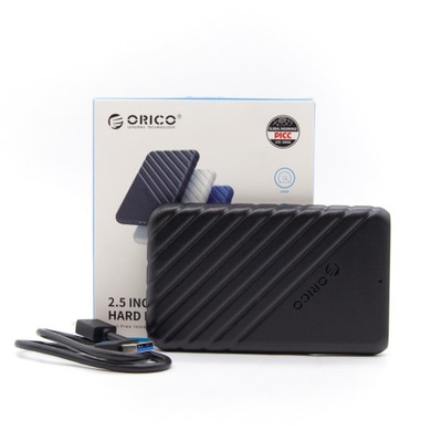 Orico Obudowa do dysku SATA 2,5" HDD SSD, USB 3.1 czarna 5 Gbps