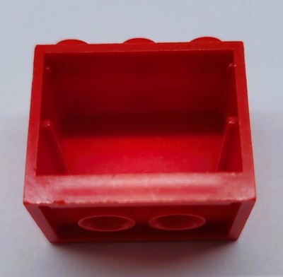 LEGO 4532b Czerwony pojemnik 2x3x2 453221