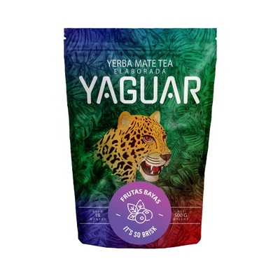 Yerba Mate Yaguar Frutas Bayas 0,5kg