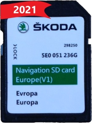 KARTA SKODA AMUNDSEN MIB1 AT MAPA 2022 NAJNOWSZA