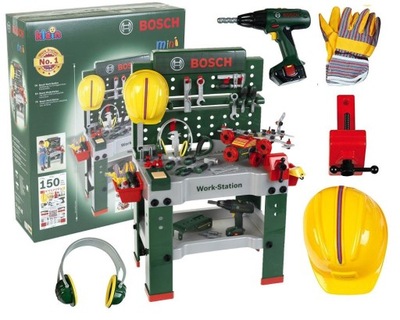 WARSZTAT DLA DZIECKA 150 el. BOSCH No.1 Klein 8485