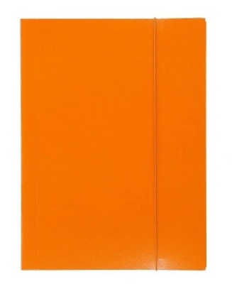 Teczka z gumką A4 pomarańczowa 380g mocna Vaupe
