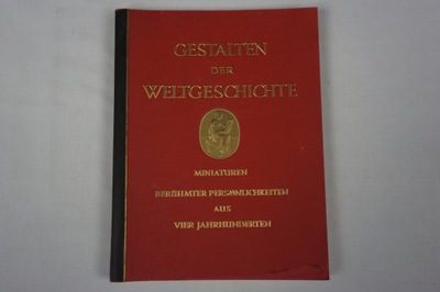 Gestalten der Weltgeschichte album naklejki 1933