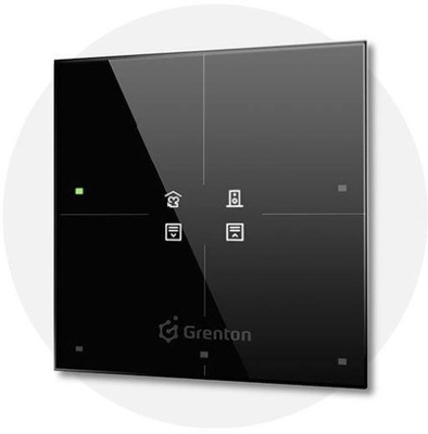 GRENTON - SMART PANEL 4B, OLED, TF-bus, CZARNY (2.0)