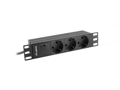 LISTWA ZASILAJĄCA RACK PDU 10''10A 2M 3XSCHUKO C14