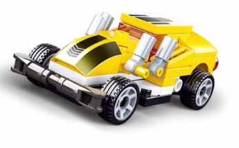 KLOCKI SLUBAN MINI POJAZD AUTO SAMOCHÓD Z NAPĘDEM