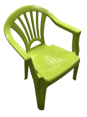 Krzesełko Dziecięce Plastikowe Zielony Krzesło