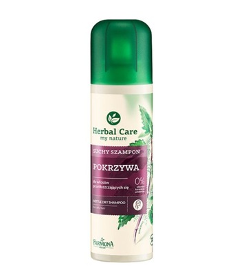 Herbal Care Suchy Szampon do Włosów Tłustych 180ml