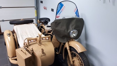 OWIEWKA MOTOCYKLA DNIEPR URAL K-750 MW-750 M-72 BREZENTOWA