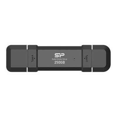 Dysk zewnętrzny SSD Silicon Power DS72 250GB USB-A USB-C 1050/850 MB/s Czar