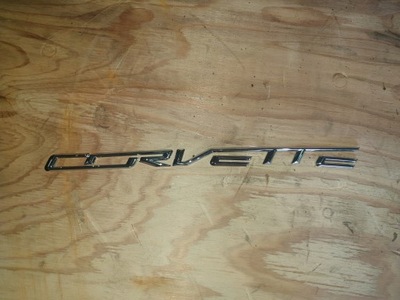 Logo емблема бампера задня chevrolet corvette c7 фото №1
