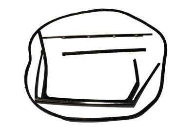 Kia sorento iii 3 комплект прокладка, накладки хром задние правое дверь фото №1