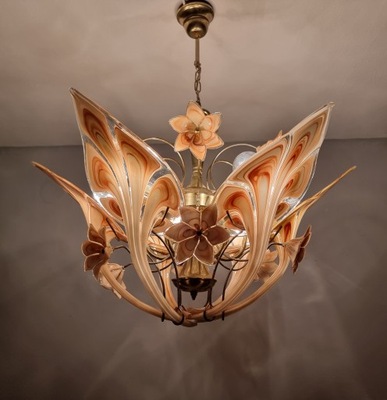 ŻYRANDOL / LAMPA Z LAT 70 - MURANO