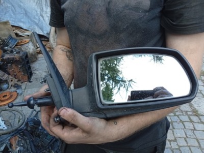 Jeep grand cherokee wh wk laredo - зеркало правое механический фото №1