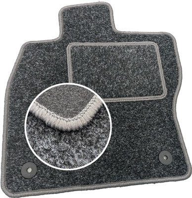 ALFOMBRILLAS DE FELPA ANTRACYT LUX PARA TOYOTA SIENNA I (1997 - 2003) PRZODY  