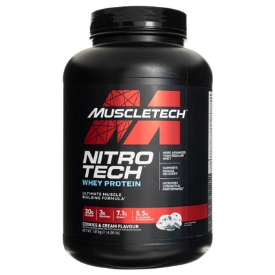 MuscleTech Nitro Tech Proteín Cookies Cream 1810 g