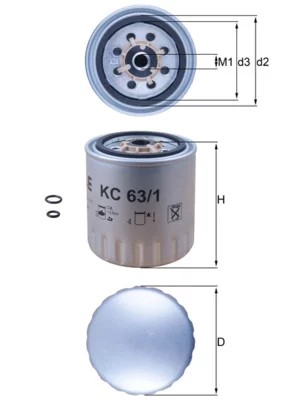 KC63/1D ФІЛЬТР ПАЛИВА MB