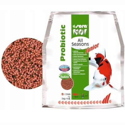 Sera Koi Junior All Seasons Probiotic 5kg dla koi