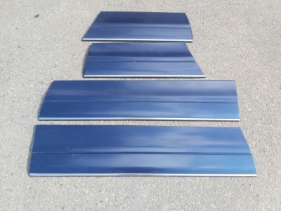 Молдинг двері перед права mercedes w140 рестайлінг  хром фото №1