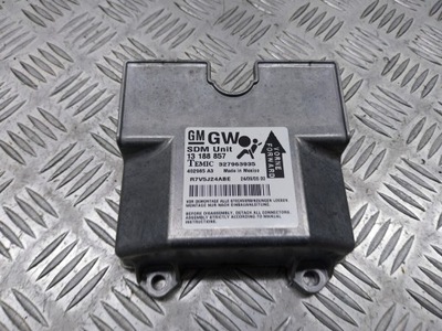 Модуль датчик подушка безпеки opel astra h 13188857 фото №1