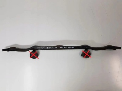 Підсилювач верхній поперечина передній балка бампера молдинг toyota rav4 iii фото №1