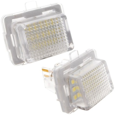 MERCEDES W204 S204 W212 W221 LEMPUTĖS VALSTYBINIO NUMERIO LAIKYKLIS LED 