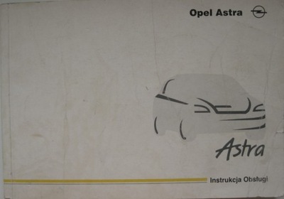 OPEL ASTRA II Polska instrukcja obsługi OPEL ASTRA G oryginalna książka GM