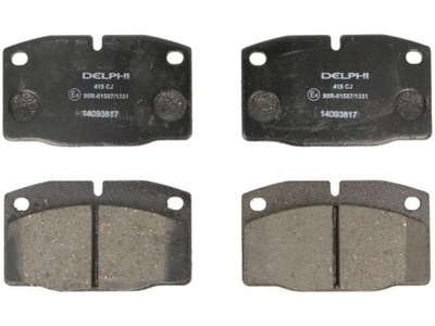 ZAPATAS PARTE DELANTERA OPEL CORSA A 1.0-1.6 82-93 B 1.0-1.7 93-01  