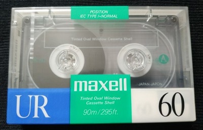 Maxell UR 60 Kaseta Magnetofonowa NOWA Japan