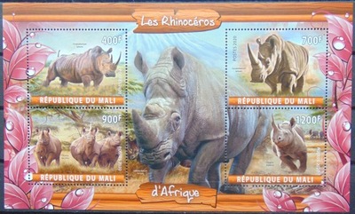 Nosorożce afrykańskie fauna Mali 2020 ark #ML20-41