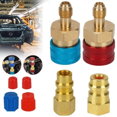 2 SZT. АДАПТЕРИ R1234YF-NA-R134A, АДАПТЕР R134A-NA-R1234YF, R1234YF/R134A 