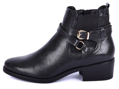 Buty Botki czarne ONYGO NANCY r. 38