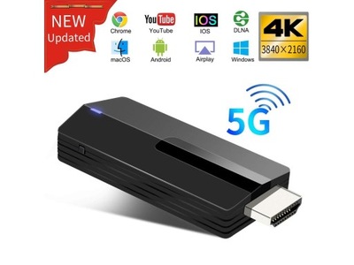 Adapter HDMI WiFi Dongle AirPlay Miracast DLNA 5G