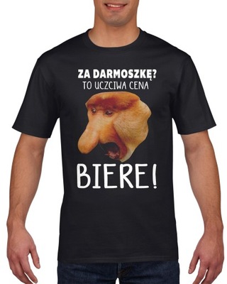 Koszulka męska Nosacz Janusz uczciwa cena XL