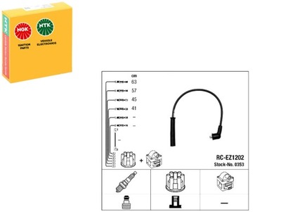 Ngk353 набір трубопровід запалювання mazda demio фото №1