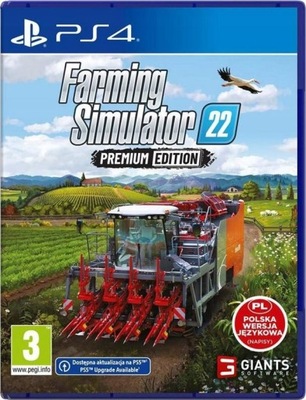 FARMING SIMULATOR 22 PL / PREMIUM EDITION / SYMULATOR FARMY / GRA PS4