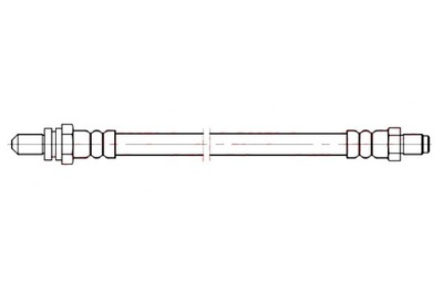 QUICK BRAKE CABLE DE FRENADO ELÁSTICO PARTE TRASERA L/P FORD KA 1.0 1.3  