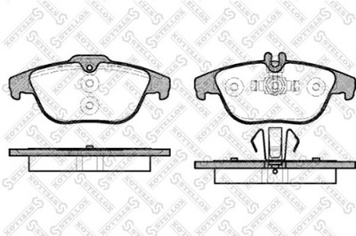 ZAPATAS DE FRENADO MERCEDES CLASE C 09-14 PARTE TRASERA  