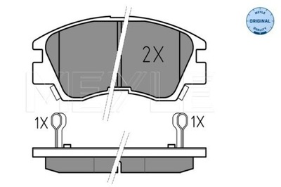 ZAPATAS DE FRENADO MITSUBISHI PARTE DELANTERA L200/L300/L400/PAJERO 84-13 CON SENSOR  