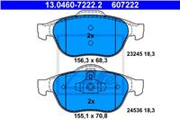 ATE КОЛОДКИ ТОРМОЗНЫЕ ПЕРЕДНЯЯ RENAULT SCENIC II 05-0 RENAULT GRAND