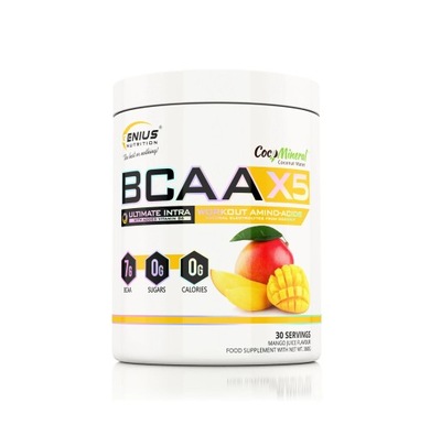 Genius BCAA X5 360g 2:1:1 +glutamina smak mango